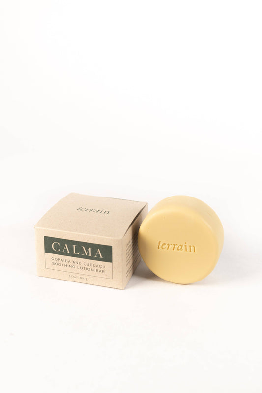 Terrain Brazilian Botanicals - C A L M A Soothing Lotion Bar with Copaíba and Cupuaçu