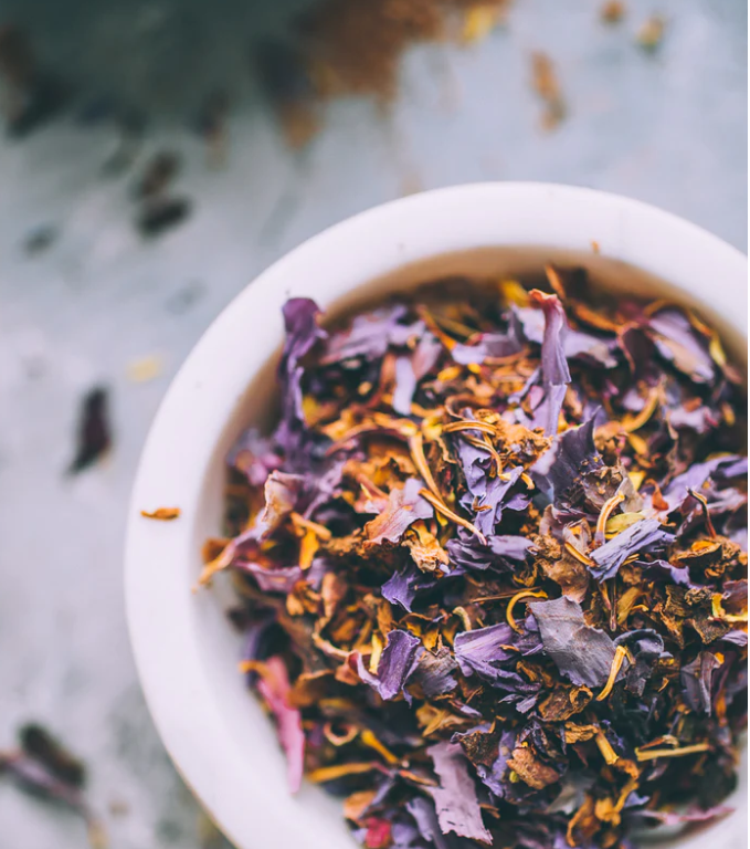 Anima Mundi Blue Lotus Flower Infusion Tea. Blue Lotus Tea Dream Herb: A serene blend for relaxation, featuring pure Blue Lotus petals for tranquil moments.