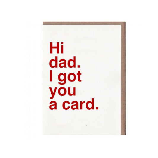 Sad Shop - Hi Dad. I Got You A Card