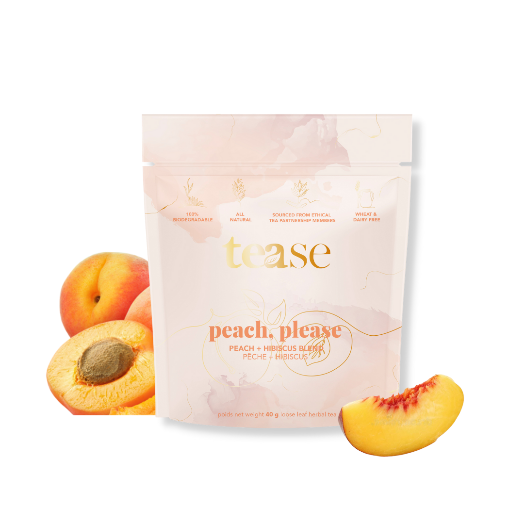 Tease Wellness - Limited Edition Peach Please Loose Leaf Blend | Iced Tea