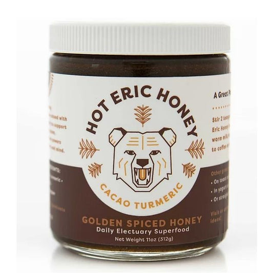 Hot Eric - Cacao Turmeric Raw Honey Superfood - Chocolate + Cinnamon